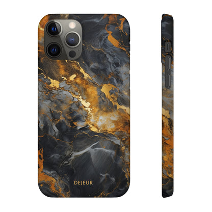 Platinum Gold Marble - iPhone Snap Case