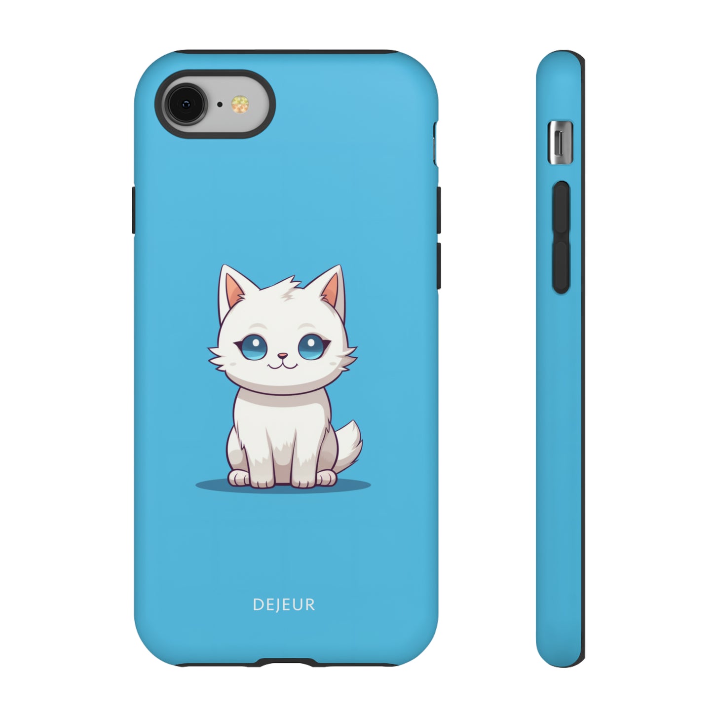 Little Blue Eyed Cat - iPhone Tough Case