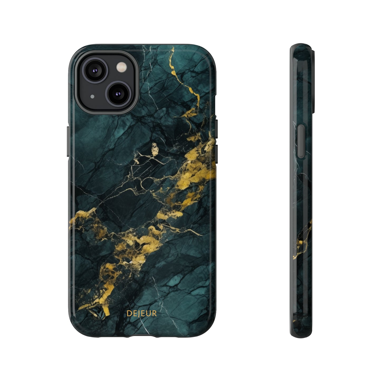 Gold Shadow Marble - iPhone Tough Case