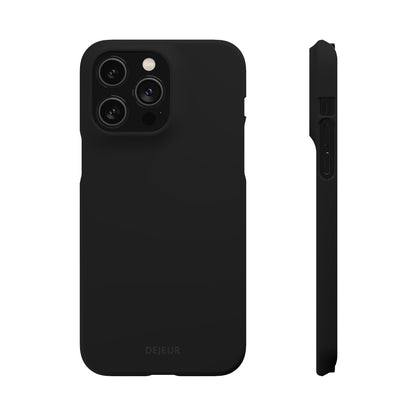 Pure Black - iPhone Snap Case