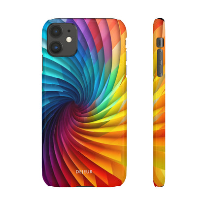 Rainbow Spiral - iPhone Snap Case