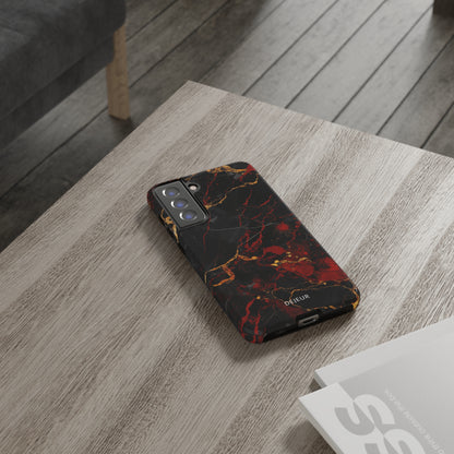 Dark Crimson Marble - Samsung Galaxy Tough Case