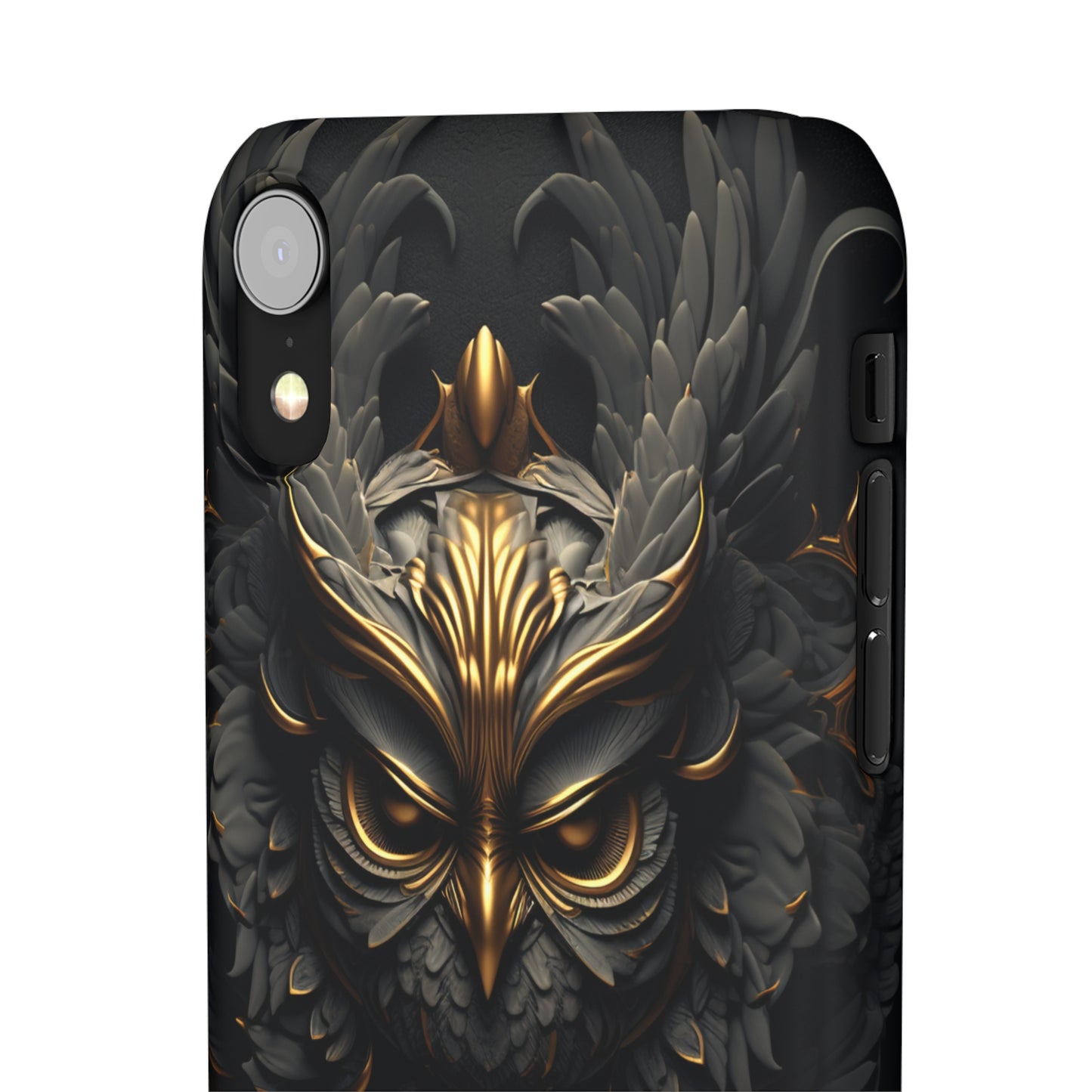 Golden Dark Owl - iPhone Snap Case