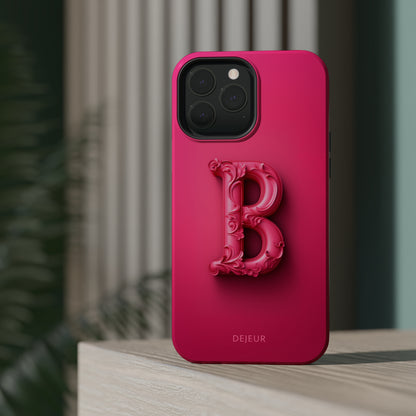 B Hot Pink - iPhone MagSafe Tough Case