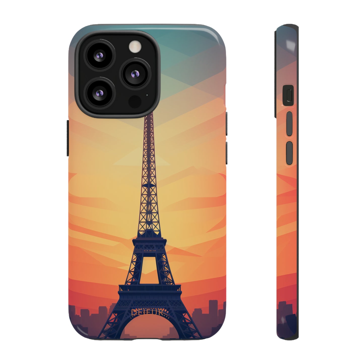 Eiffel Tower Sunset - iPhone Tough Case