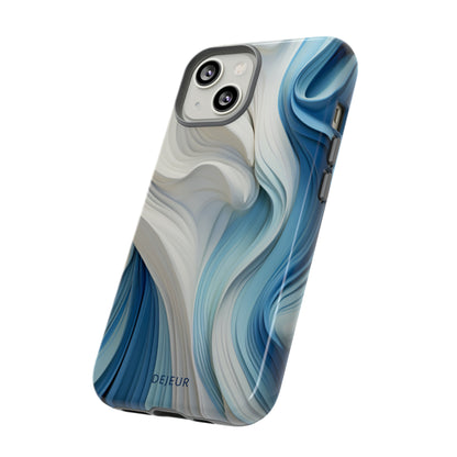 Blue Cream Ripple - iPhone Tough Case