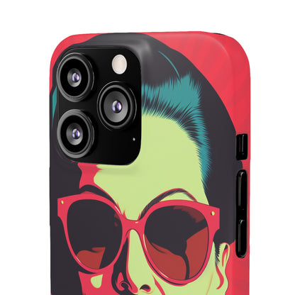 Umm Kulthum Red - iPhone Snap Case