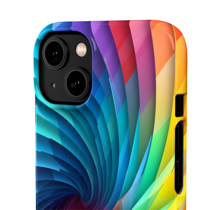 Rainbow Spiral - iPhone Snap Case