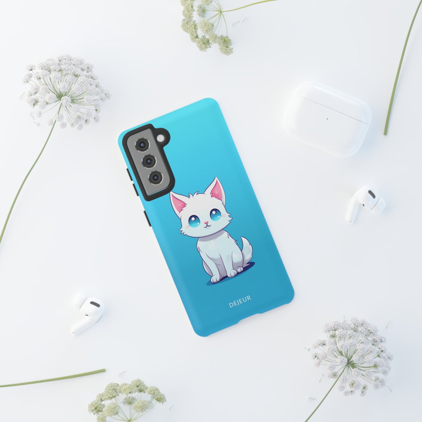 Blue Eyed Cutey Cat - Samsung Galaxy Tough Case