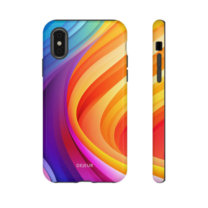 Rainbow Waves - iPhone Tough Case