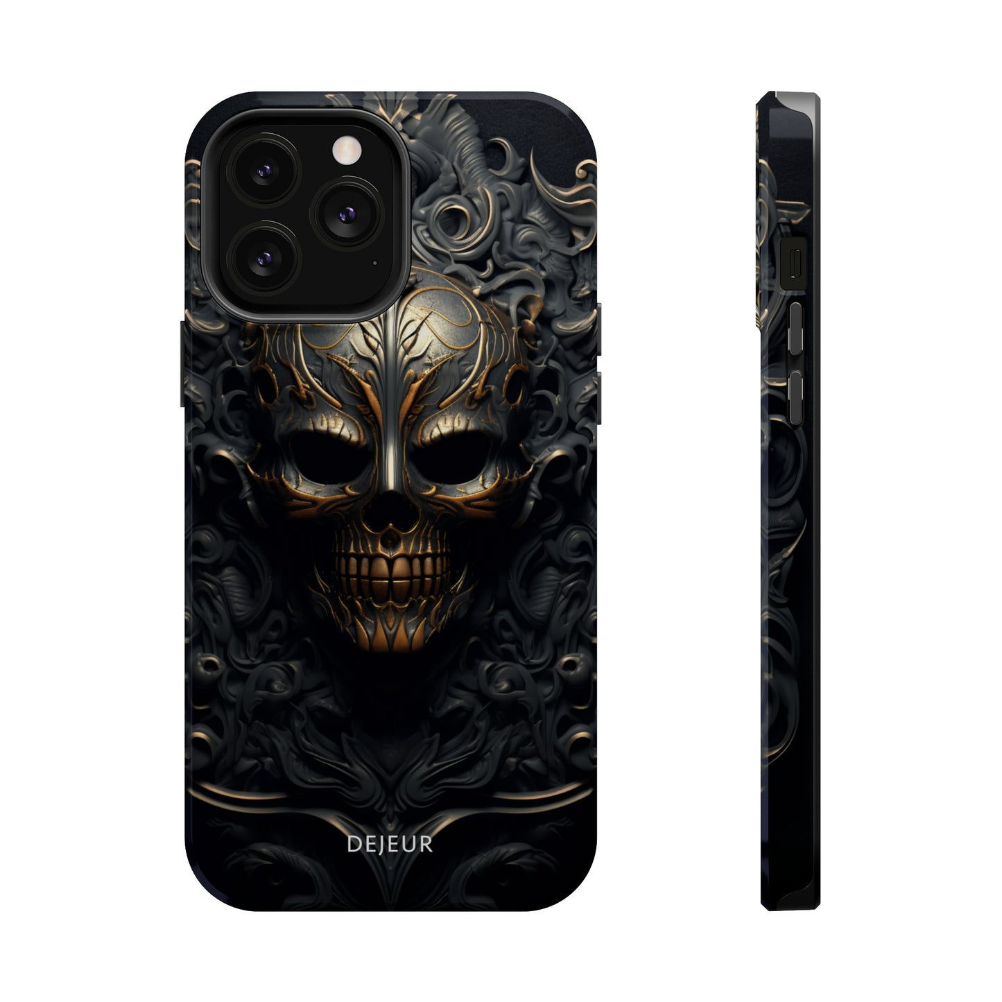 Dark Bronze Skull - iPhone MagSafe Tough Case