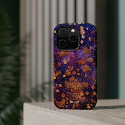 Cosmic Glitter Circles - iPhone MagSafe Tough Case