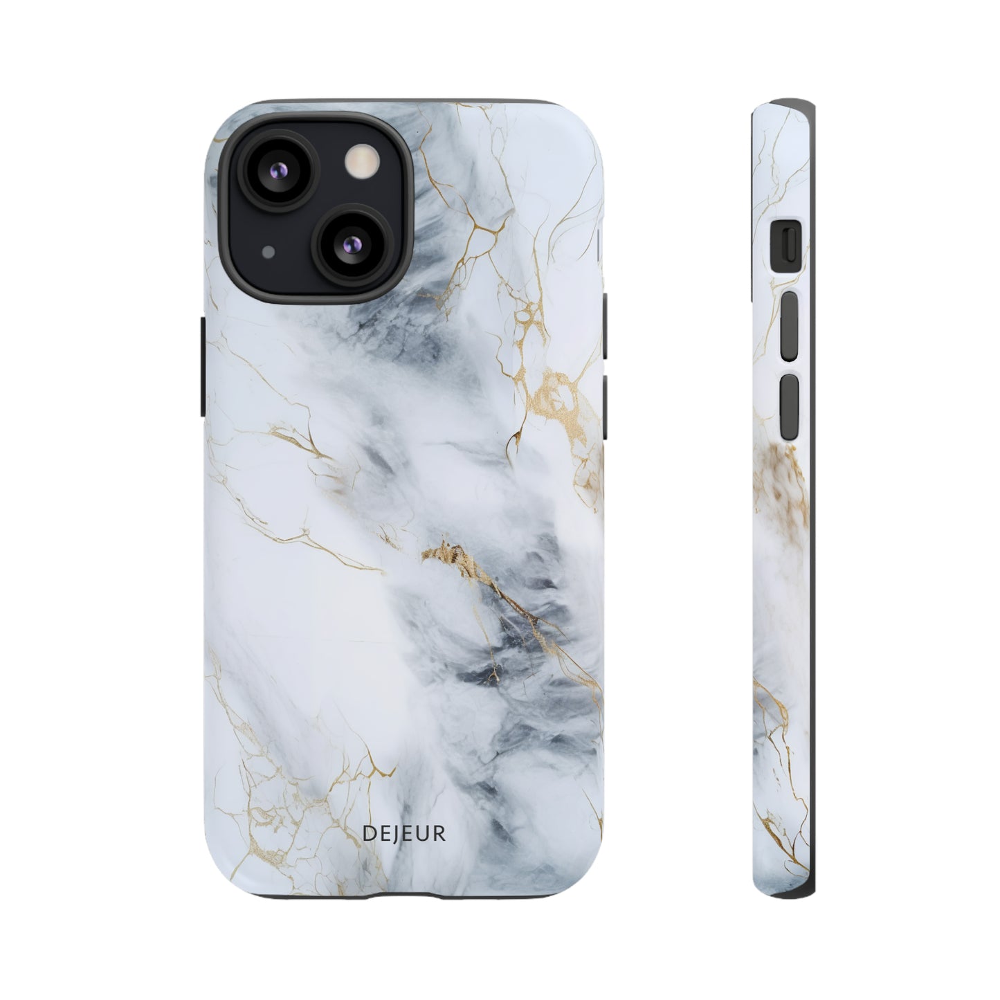 White Gold Marble - iPhone Tough Case