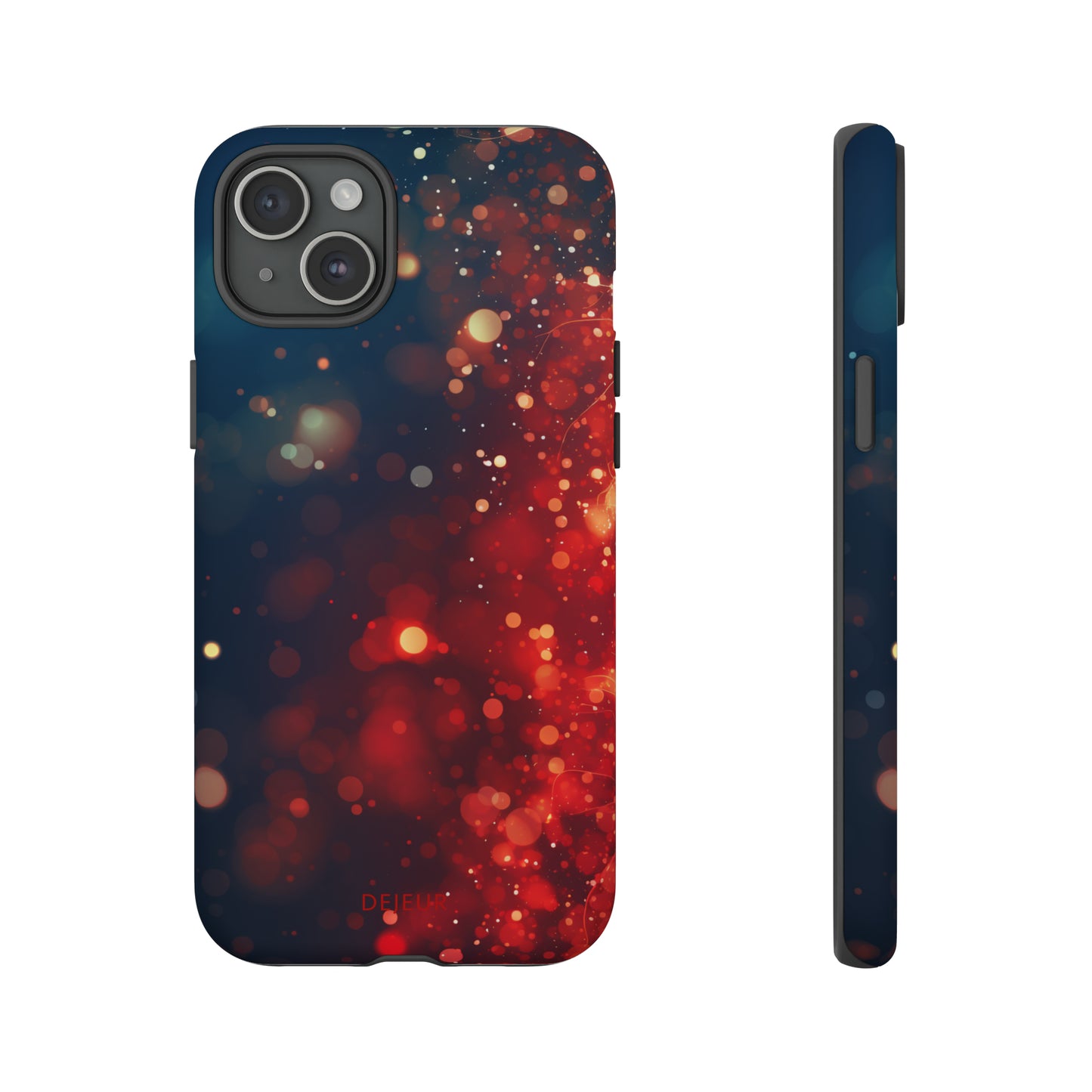 Midnight Red Shimmer - iPhone Tough Case