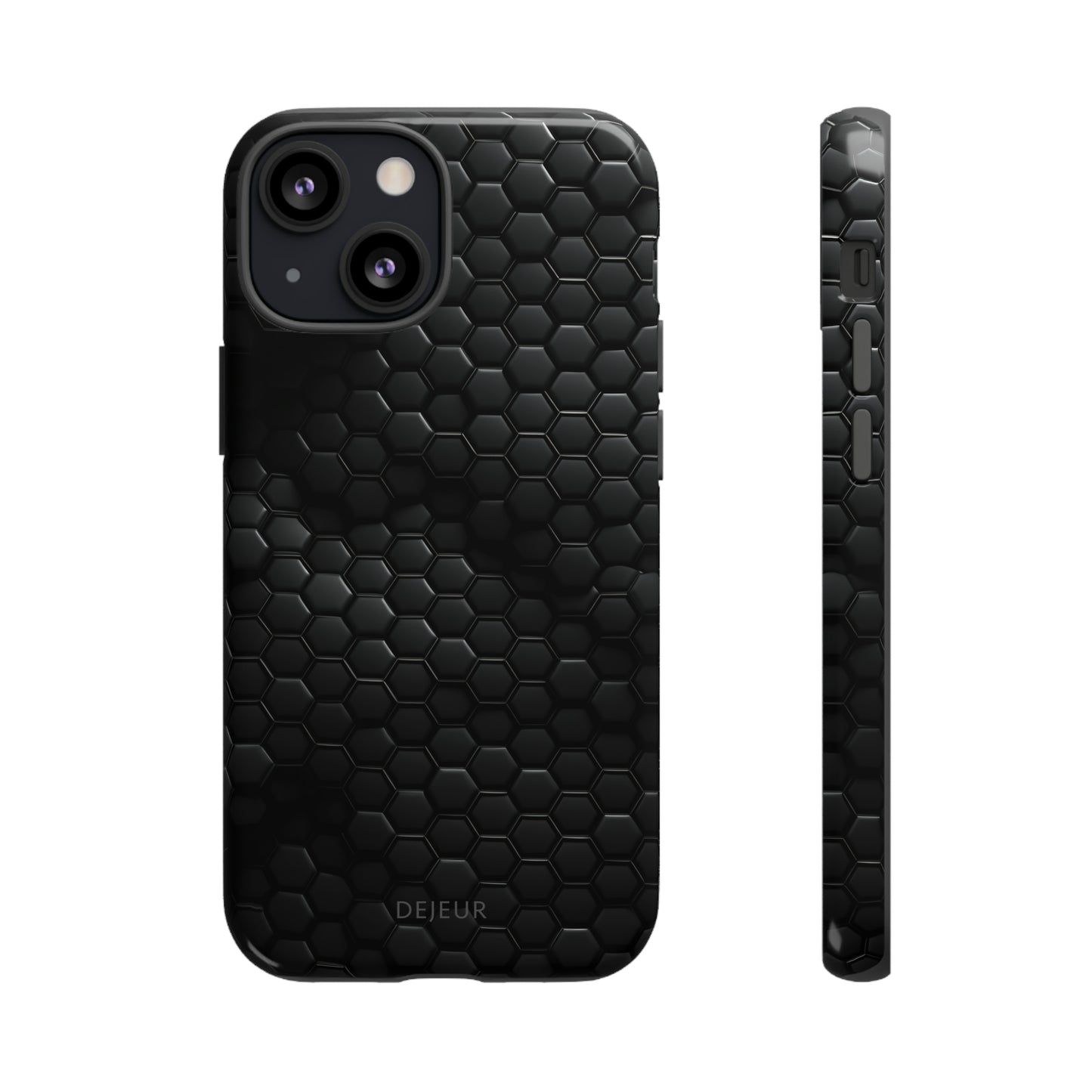 Black Carbon Matrix - iPhone Tough Case