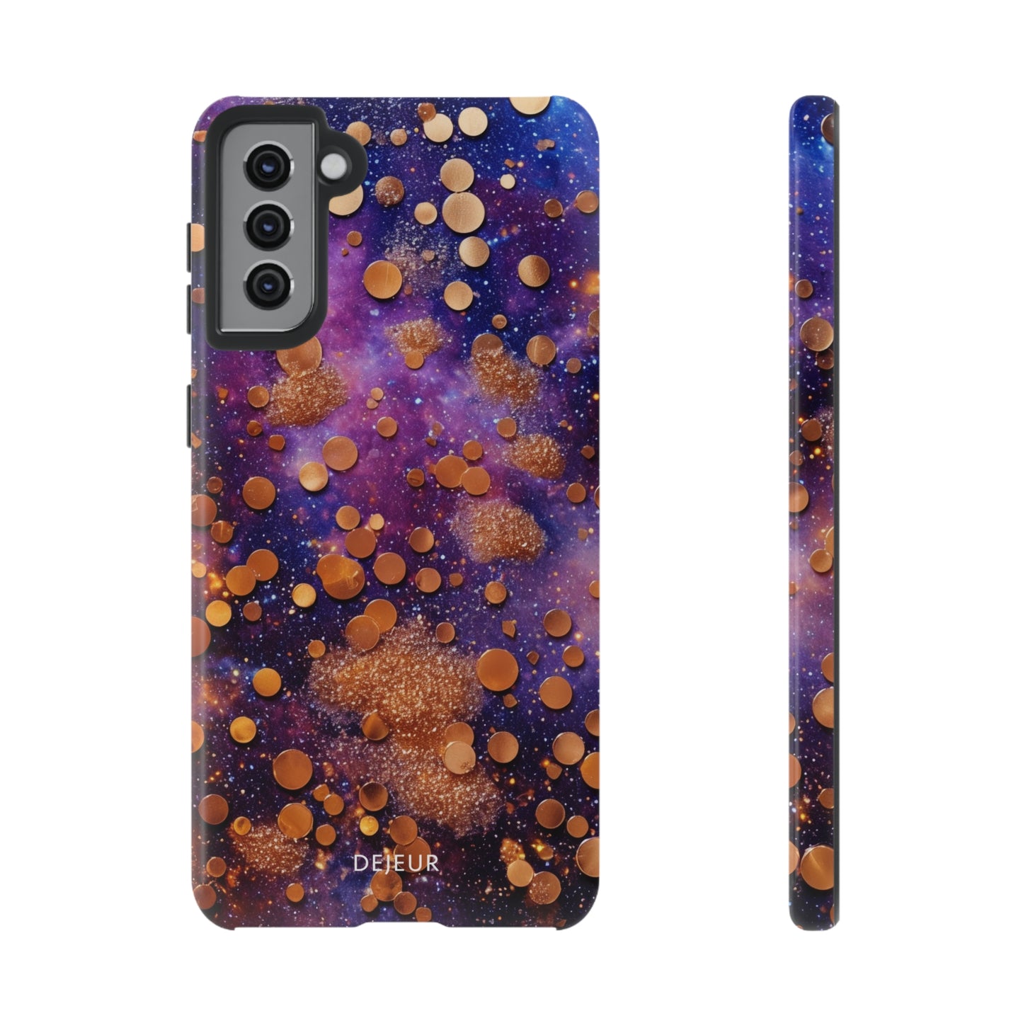 Cosmic Glitter Circles - Samsung Galaxy Tough Case