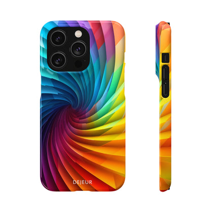 Rainbow Spiral - iPhone Snap Case