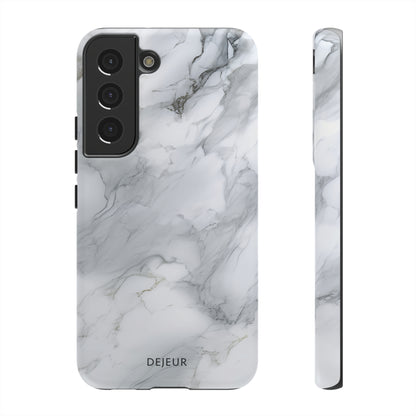 Platinum Silver Marble - Samsung Galaxy Tough Case