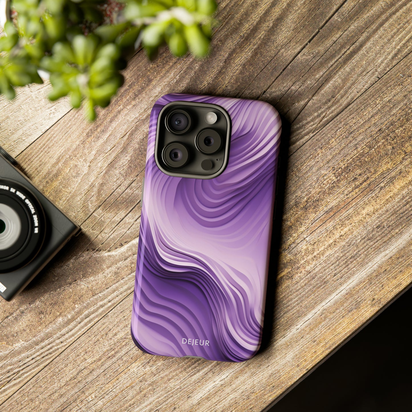 Violet Waves - iPhone Tough Case