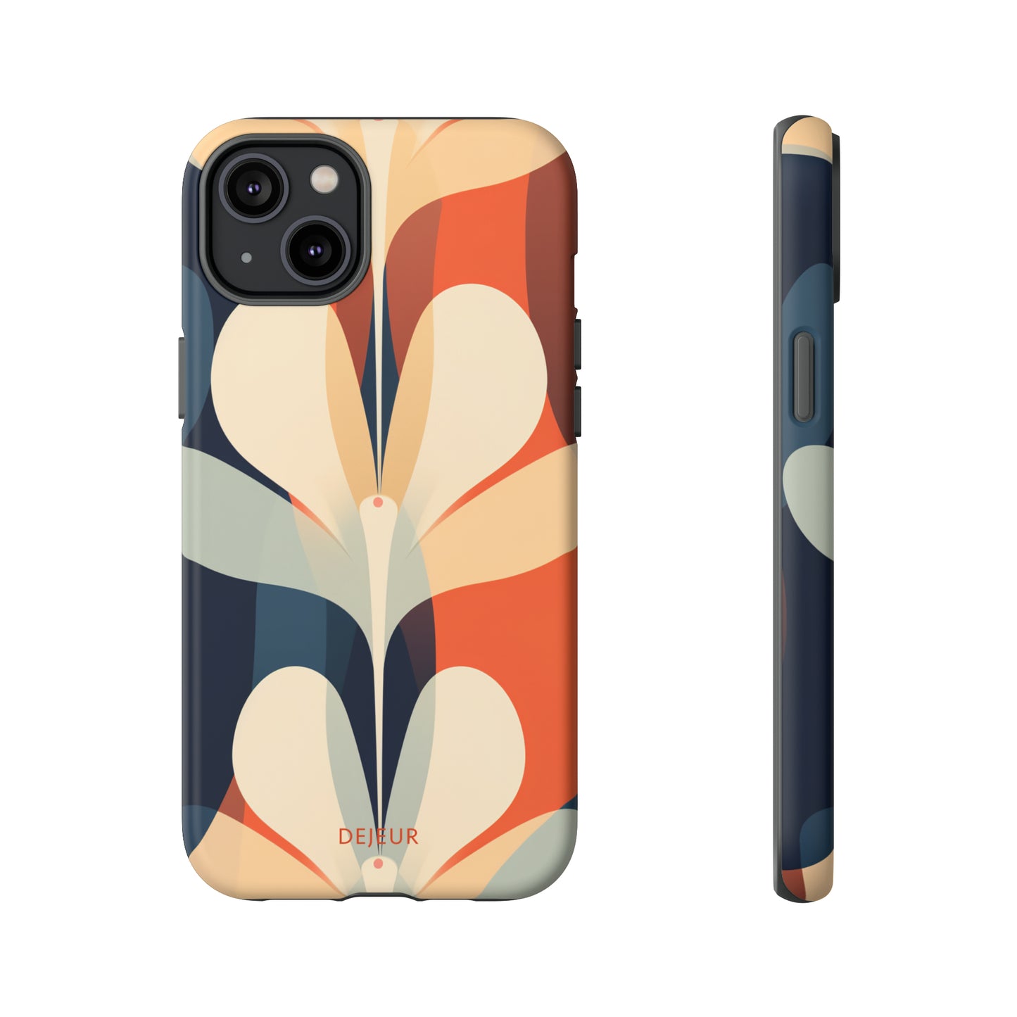 Floral Pattern Symmetrical - iPhone Tough Case