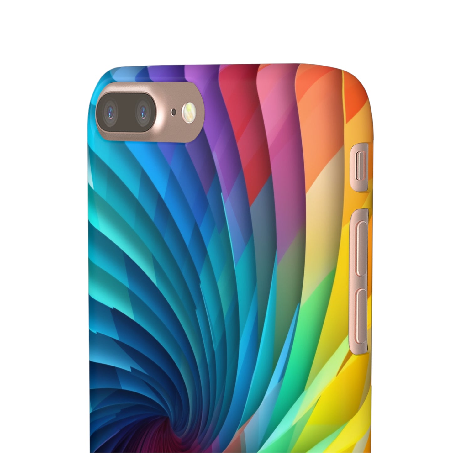 Rainbow Spiral - iPhone Snap Case