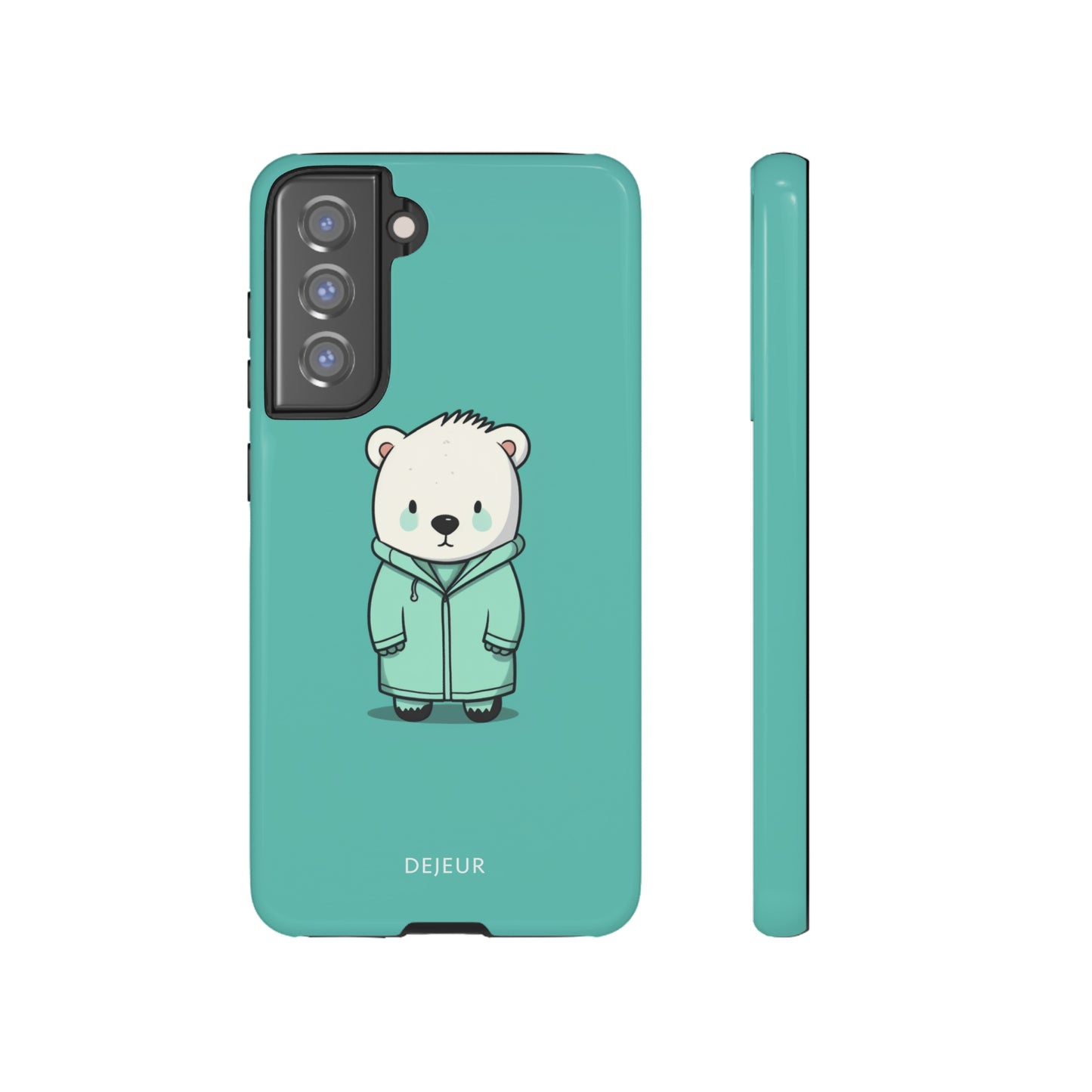 Aqua Coat Bear - Samsung Galaxy Tough Case