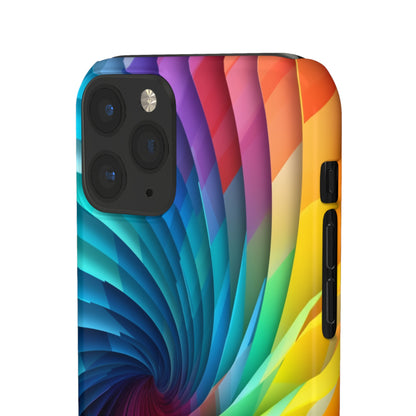 Rainbow Spiral - iPhone Snap Case