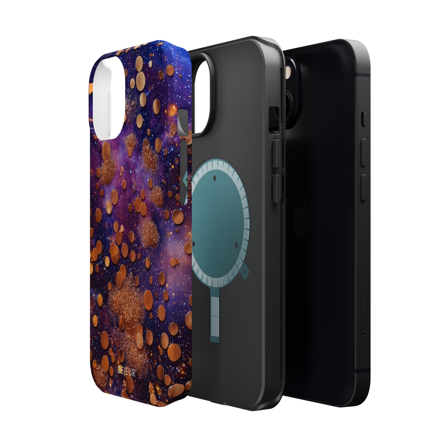 Cosmic Glitter Circles - iPhone MagSafe Tough Case