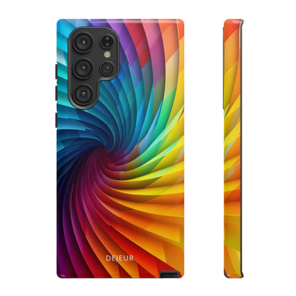 Rainbow Spiral - Samsung Galaxy Tough Case