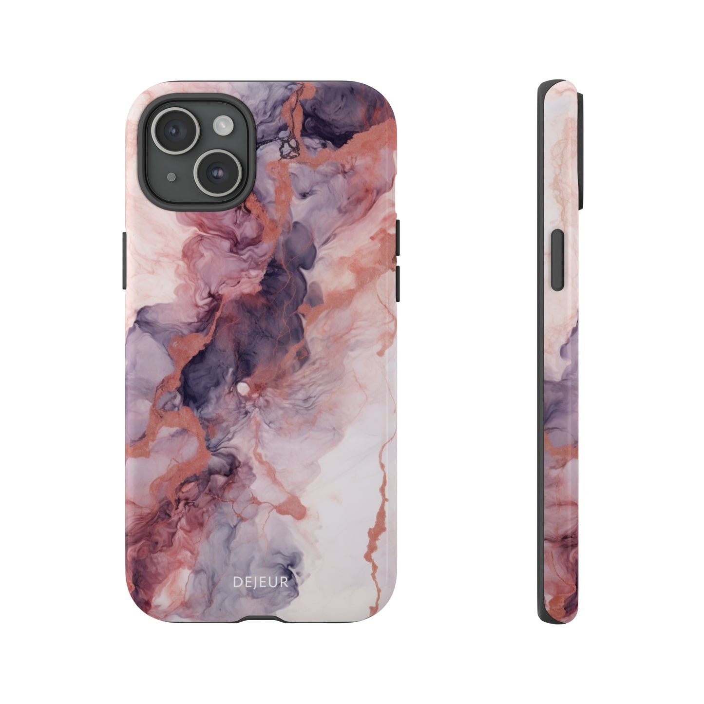 Royal Purple Marble - iPhone Tough Case