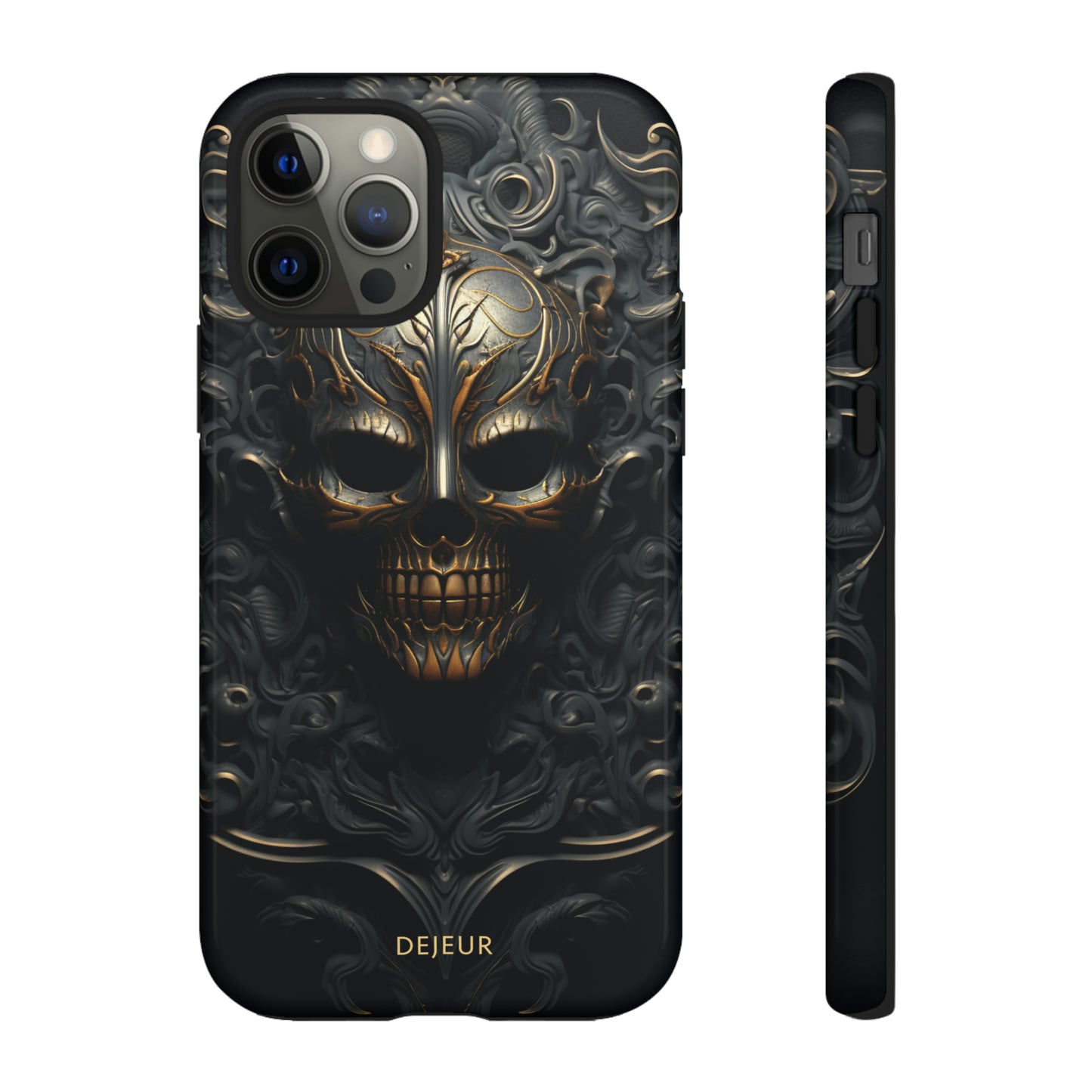 Dark Bronze Skull - iPhone Tough Case