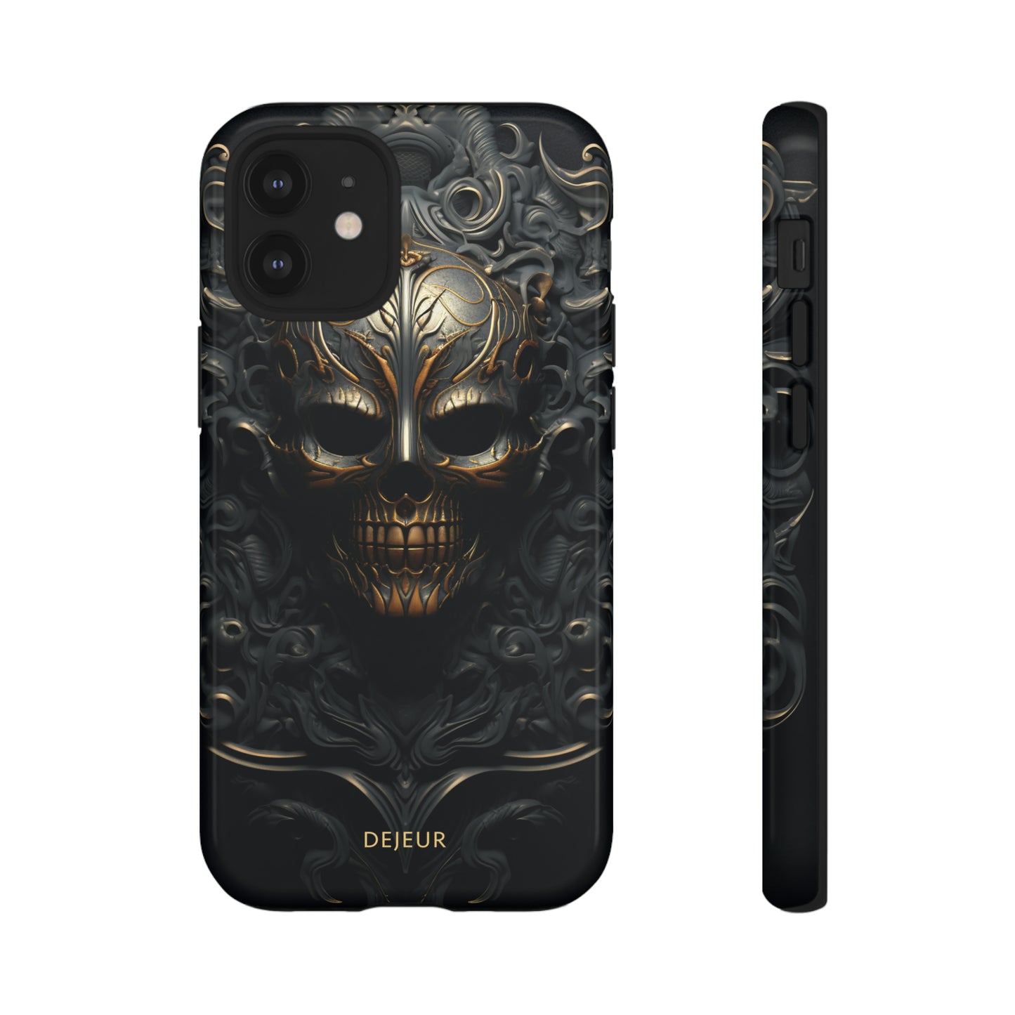 Dark Bronze Skull - iPhone Tough Case