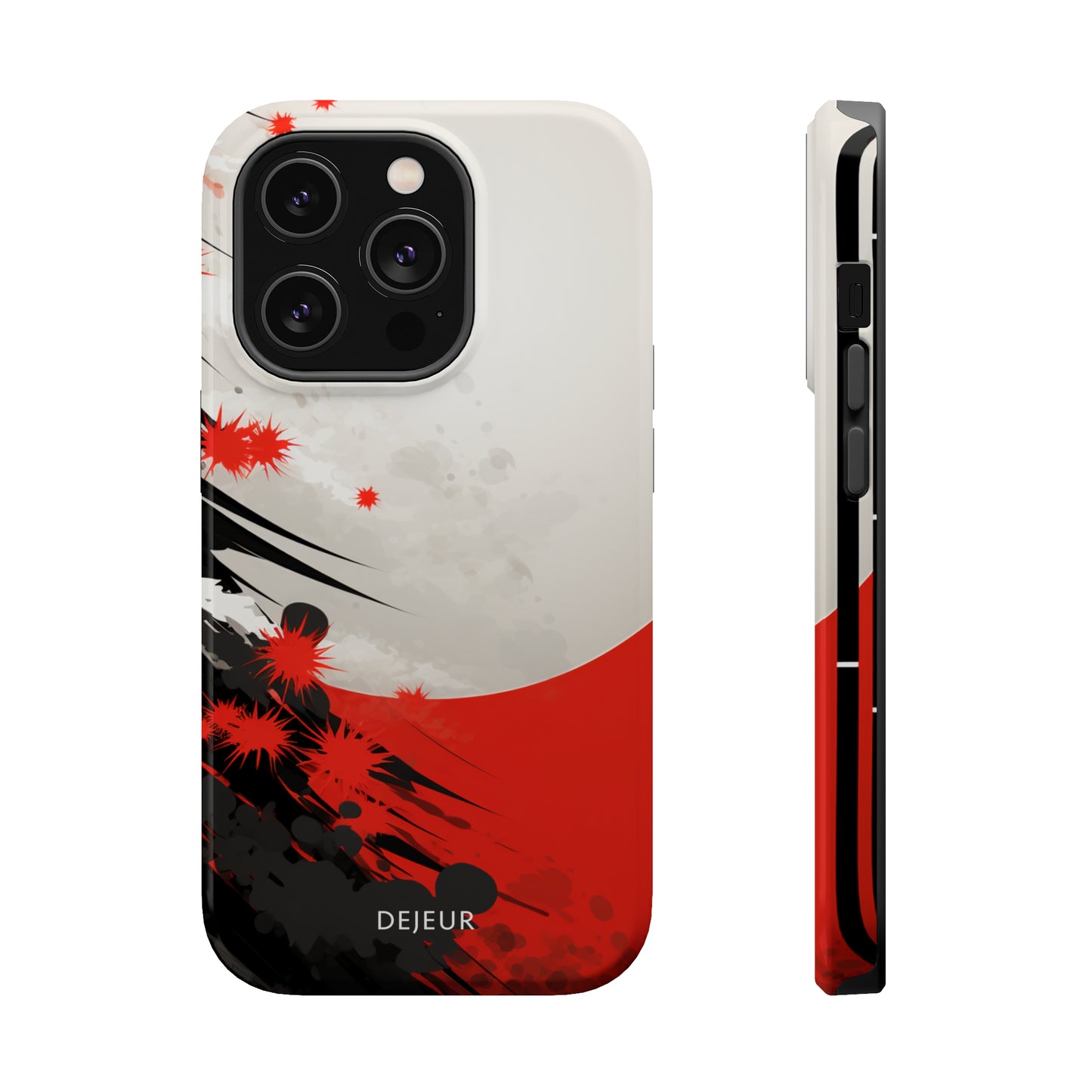 Japanese Abstract Splatter - iPhone MagSafe Tough Case