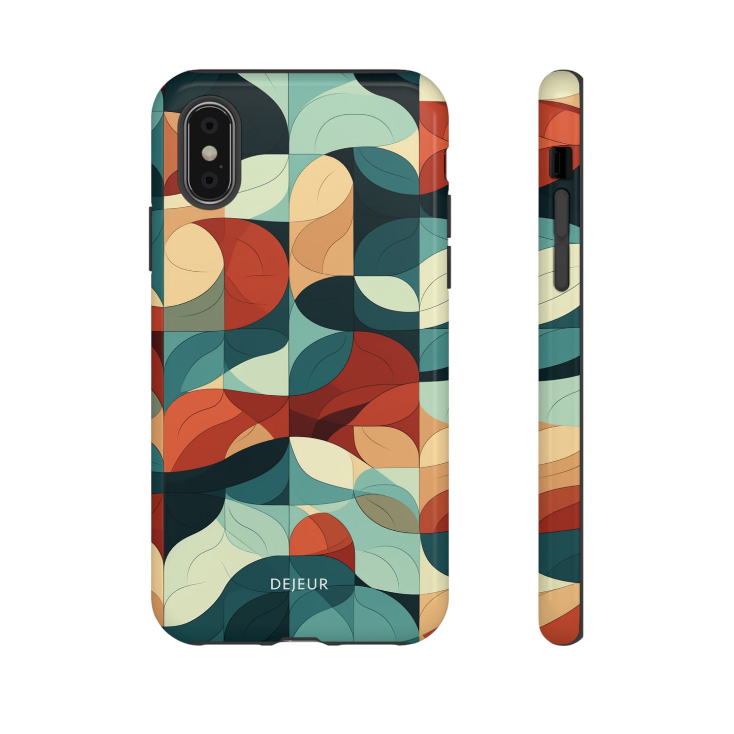 Abstract Circular Shapes - iPhone Tough Case