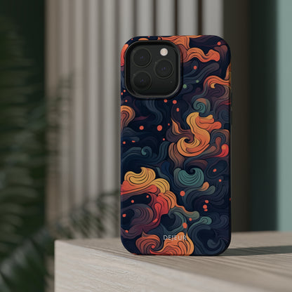 Fox Tail Swirls - iPhone MagSafe Tough Case