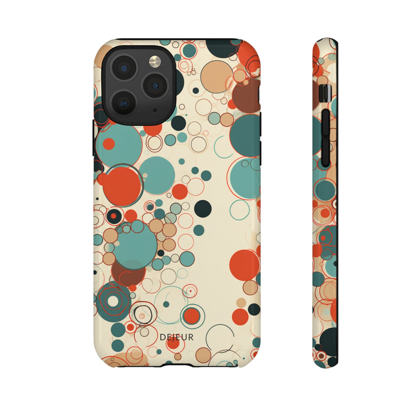 Pastel Line Circles - iPhone Tough Case