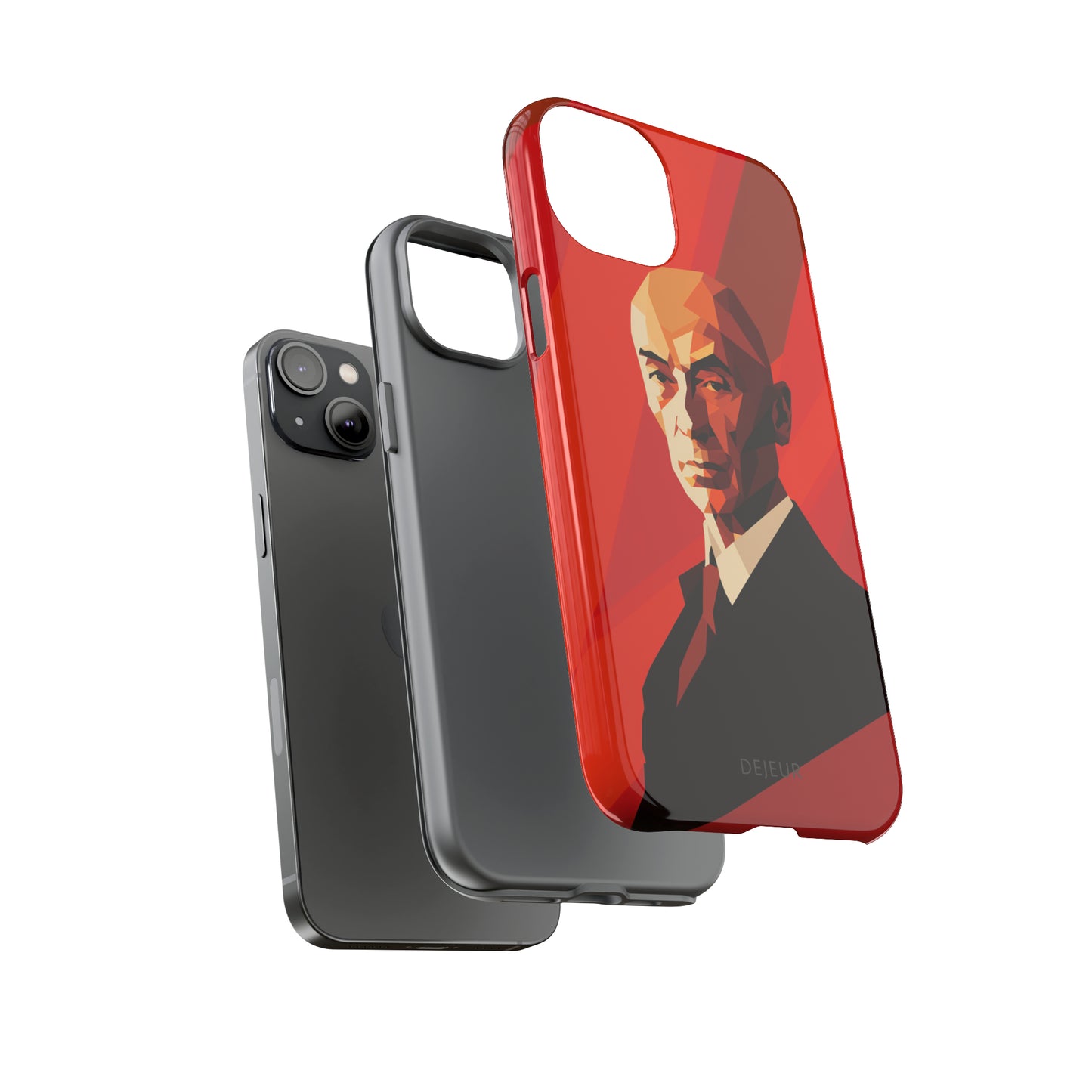 Oppenheimer Minimalist Portrait - iPhone Tough Case