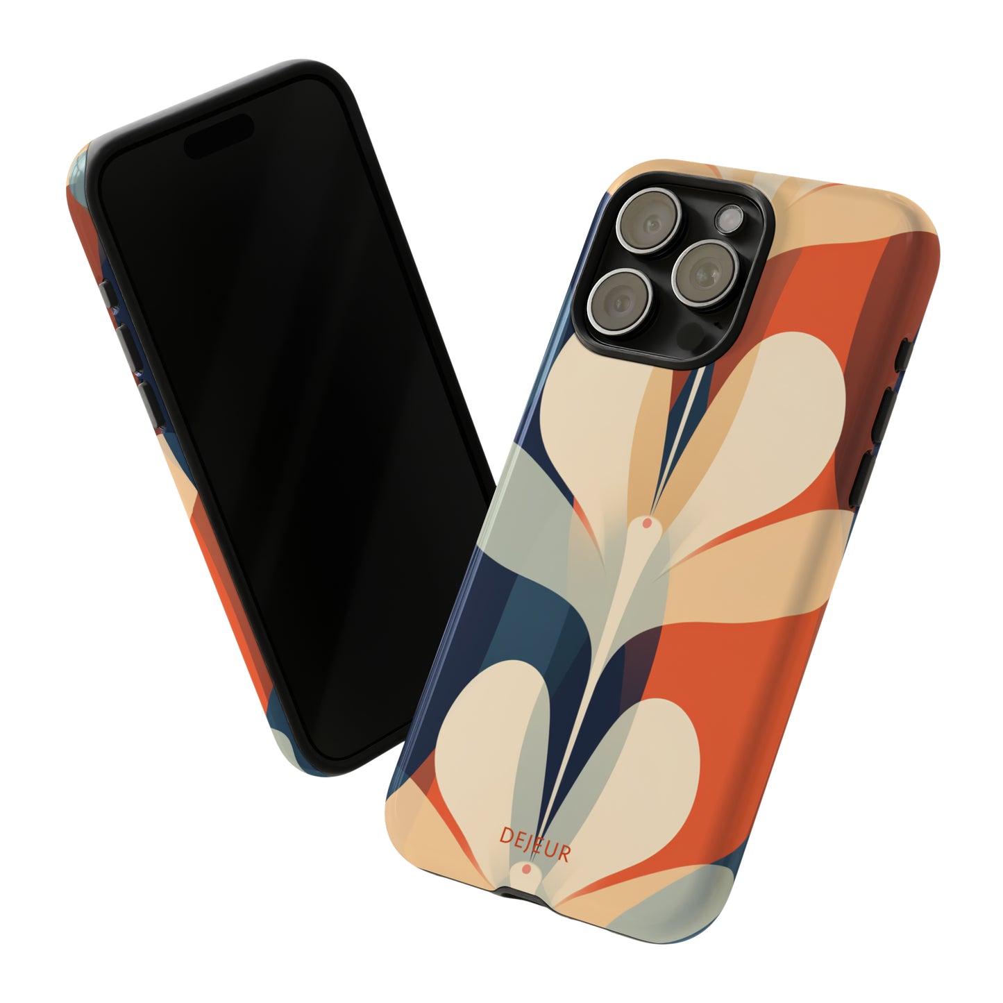 Floral Pattern Symmetrical - iPhone Tough Case