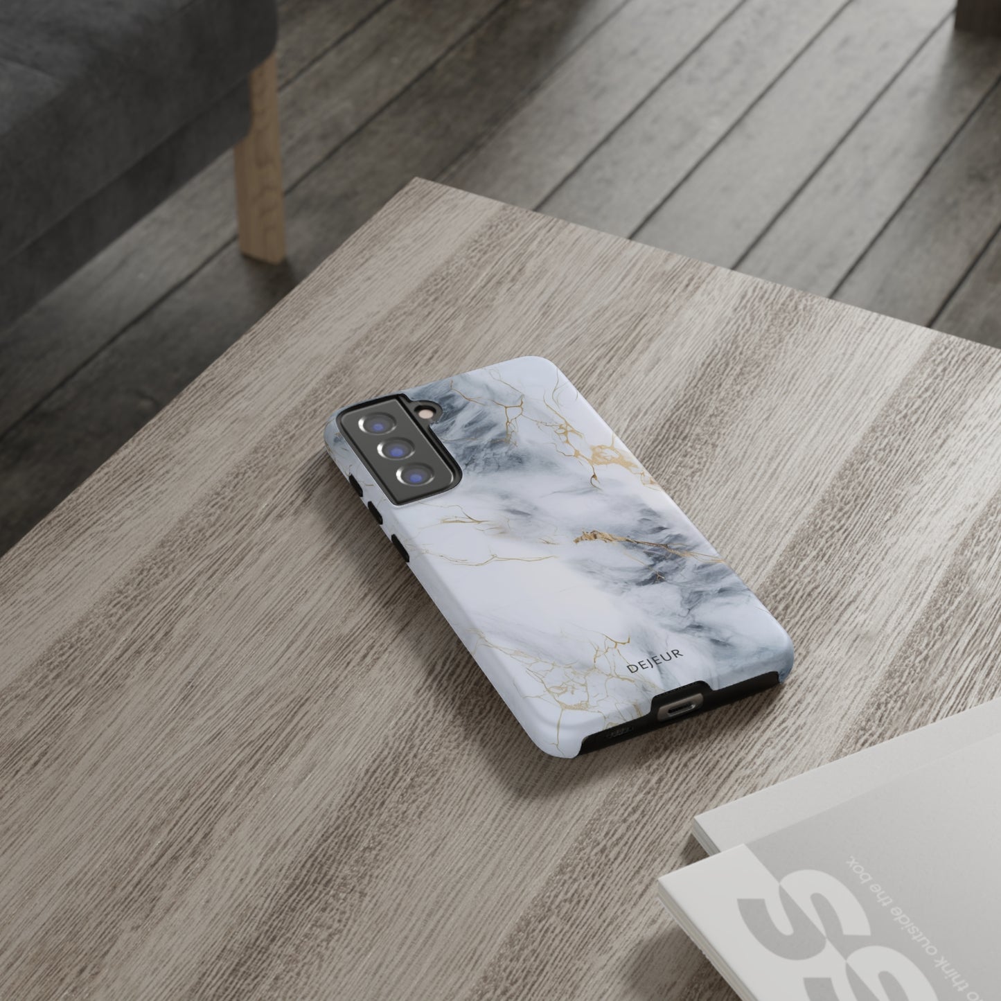 White Gold Marble - Samsung Galaxy Tough Case