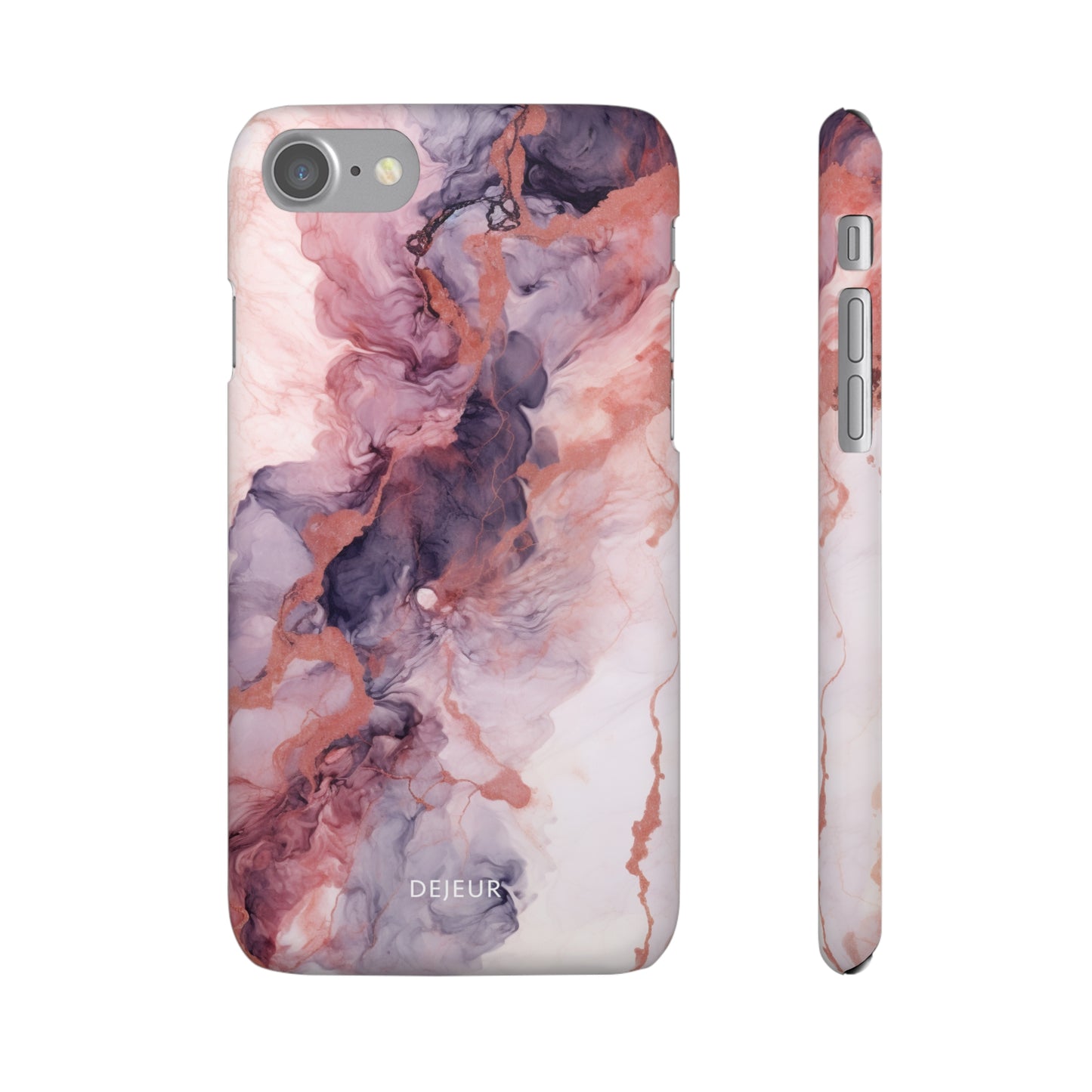 Royal Purple Marble - iPhone Snap Case