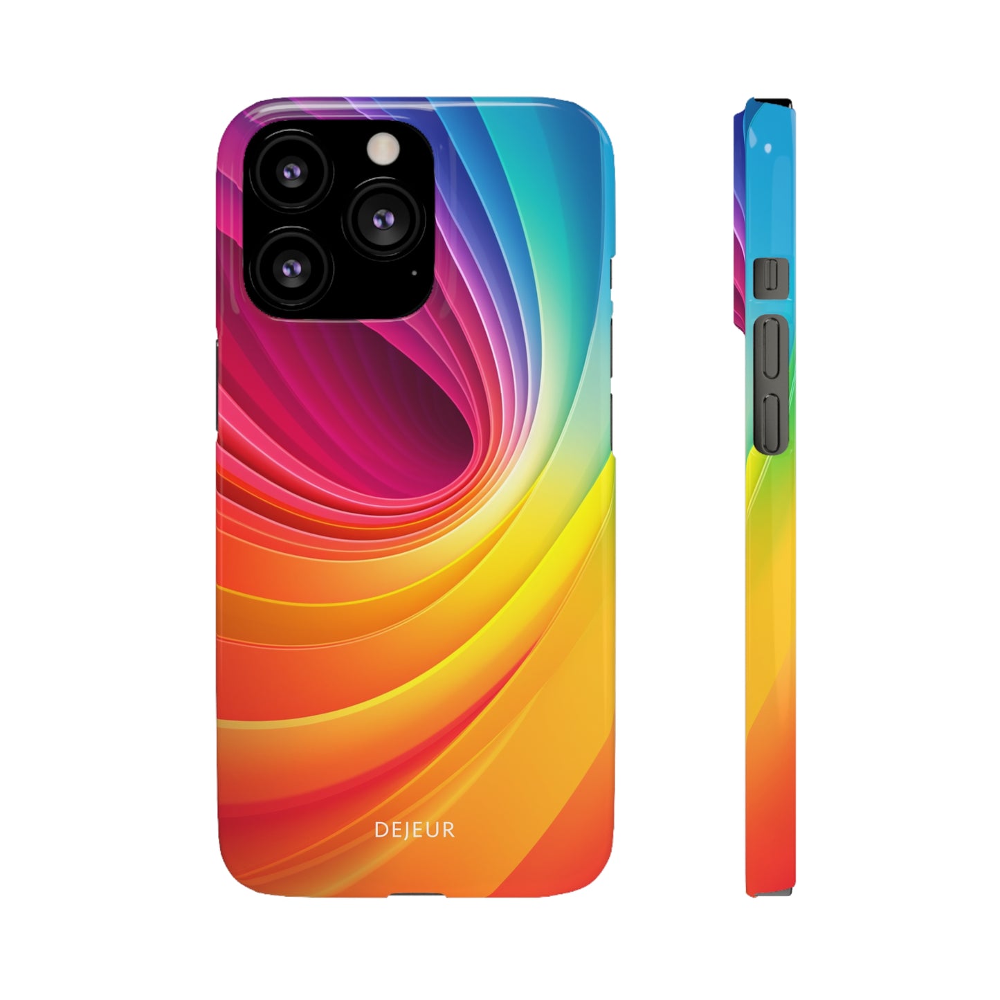 Rainbow Swirl - iPhone Snap Case