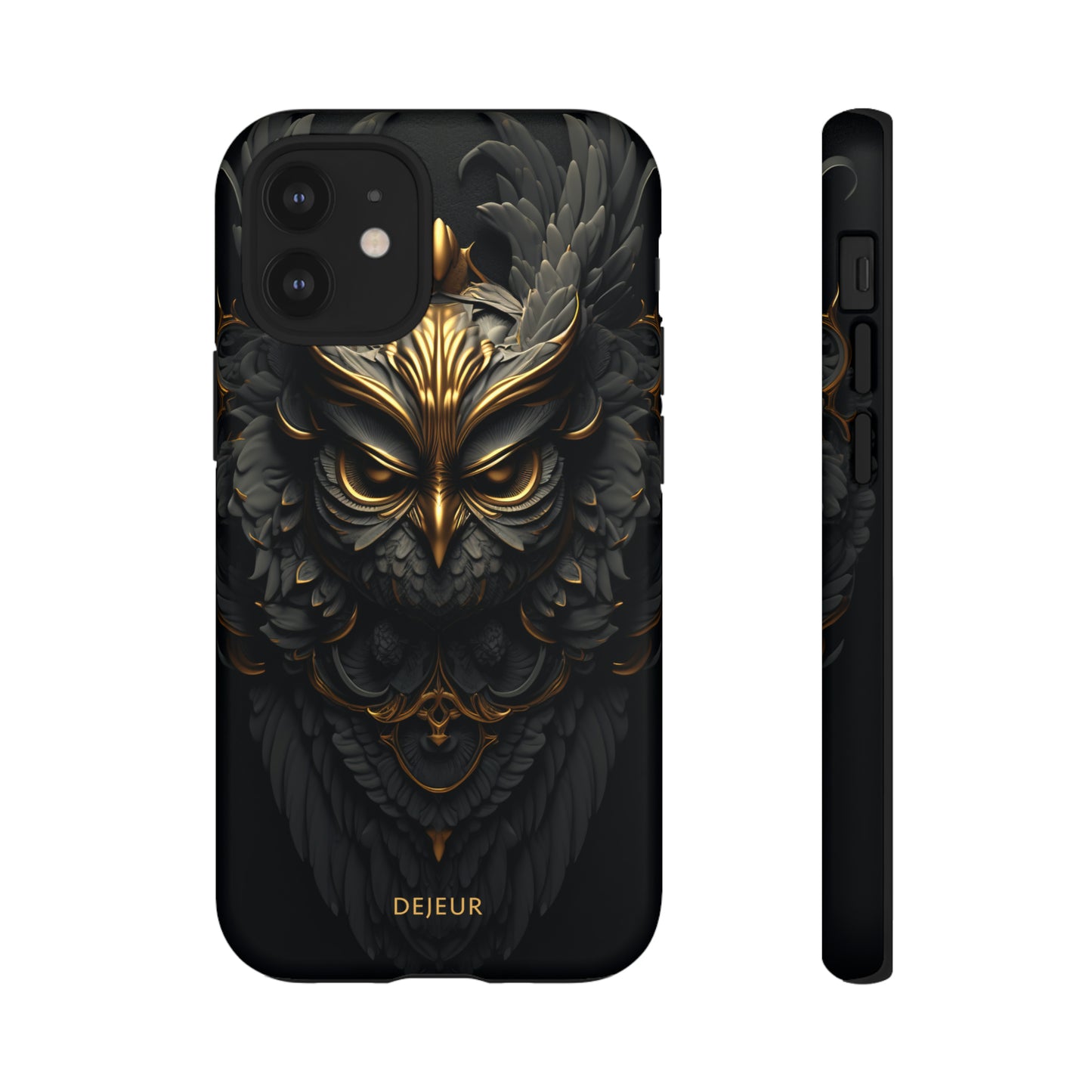 Golden Dark Owl - iPhone Tough Case