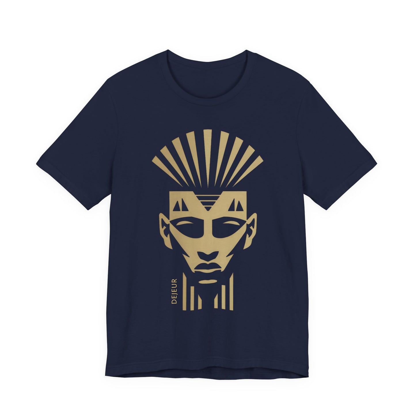 Minimalist Golden Crowned Regal Pharaoh - T-Shirt