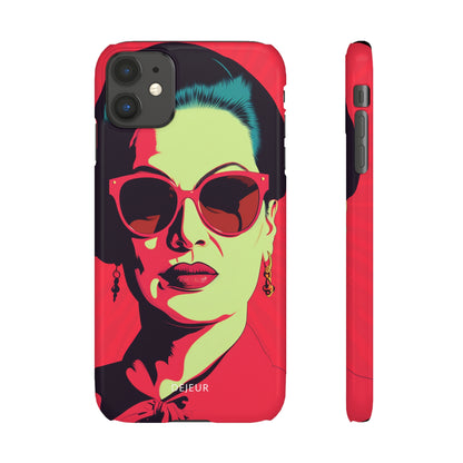 Umm Kulthum Red - iPhone Snap Case