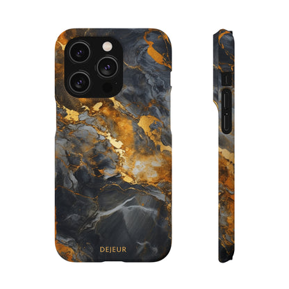 Platinum Gold Marble - iPhone Snap Case