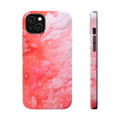 Rose Pink Marble - iPhone MagSafe Tough Case