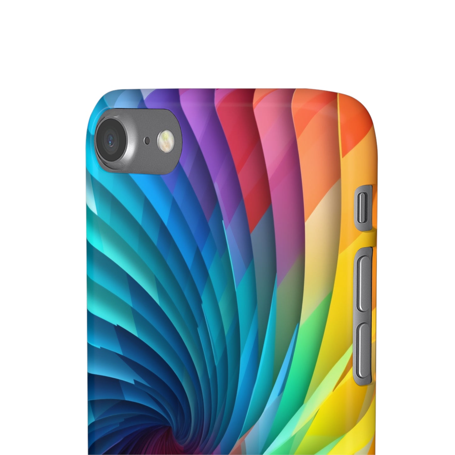 Rainbow Spiral - iPhone Snap Case