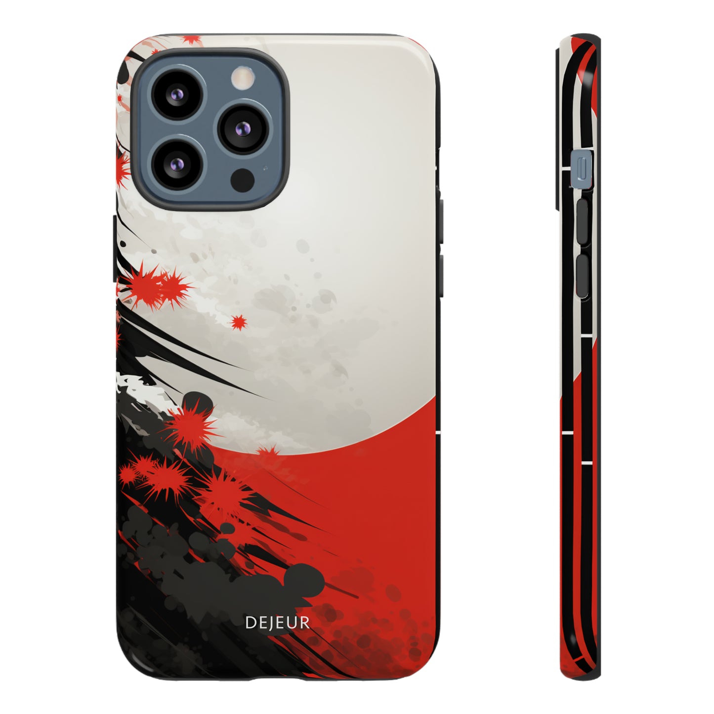 Japanese Abstract Splatter - iPhone Tough Case