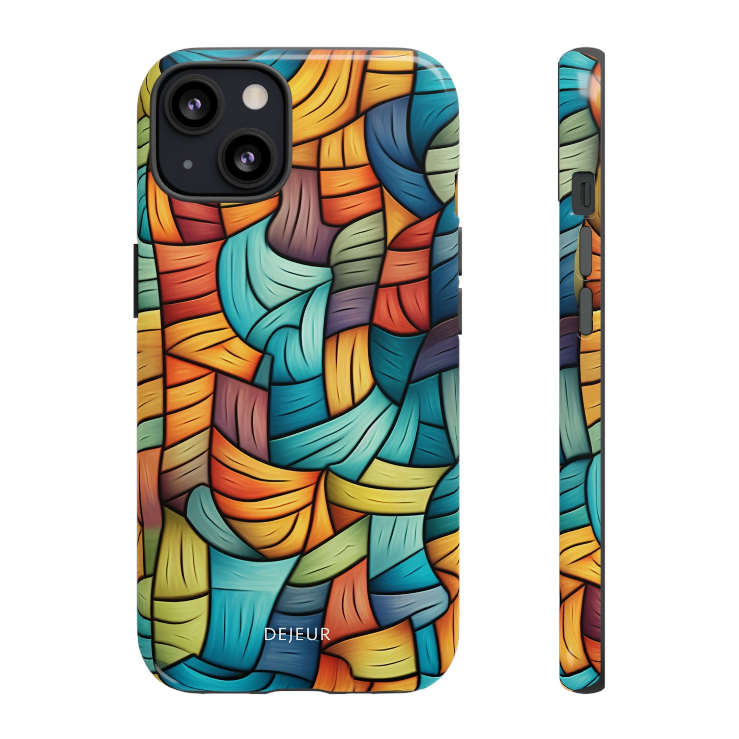 Curved Line Slats - iPhone Tough Case