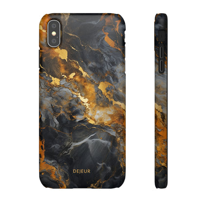 Platinum Gold Marble - iPhone Snap Case